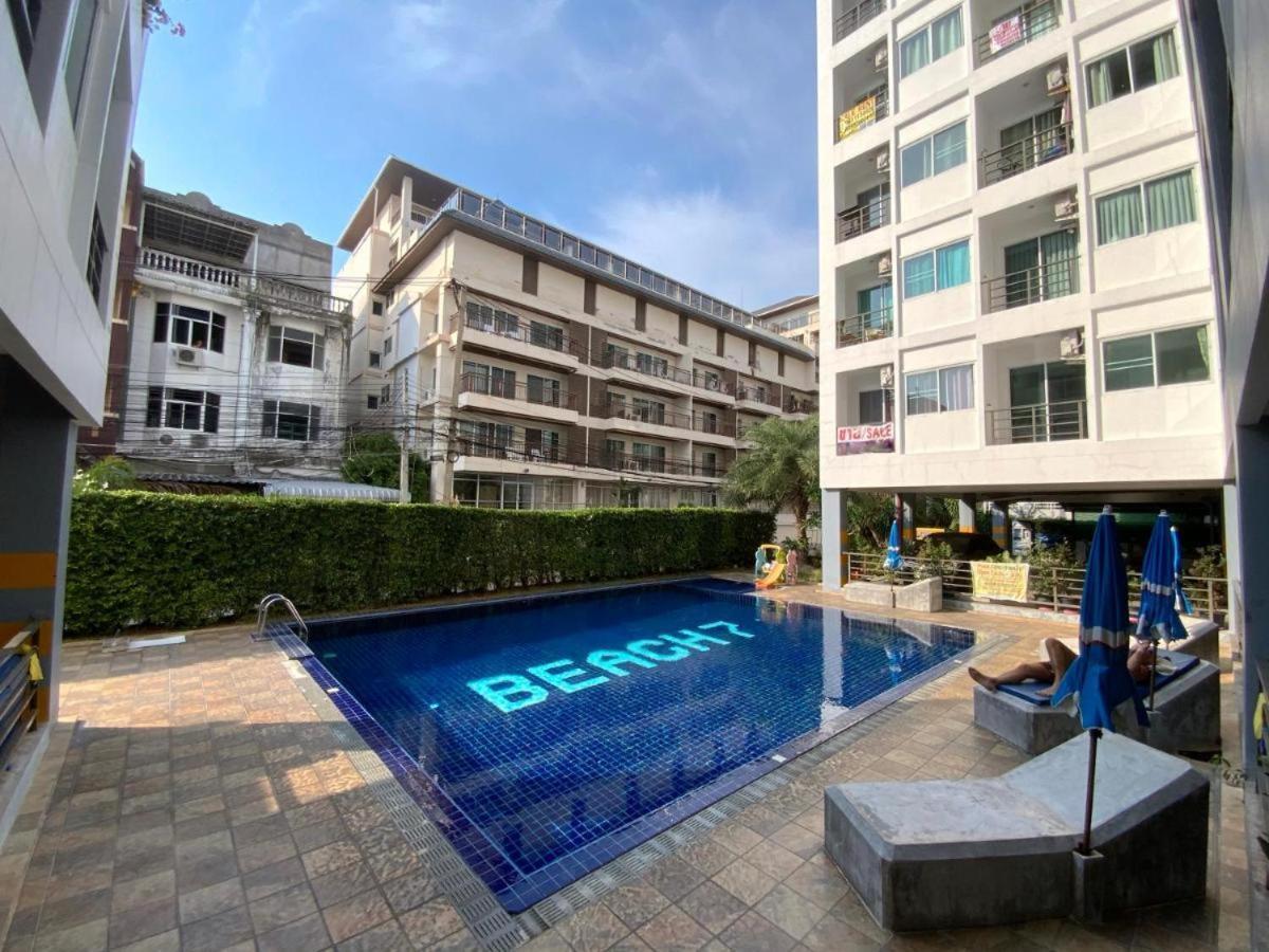 Beach 7 Condo Studio 012 Jomtien Beach Eksteriør billede